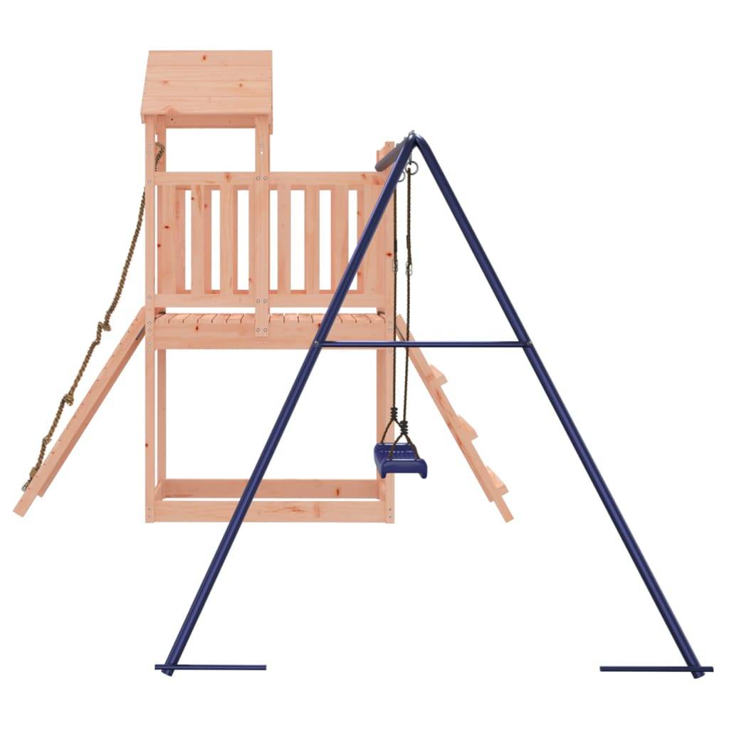 Helloshop26 - Aire de jeux d'extérieur balançoires toboggan portiques robuste jeux jardin 242 x 248 x 214 cm bois massif de douglas - Imagen 5