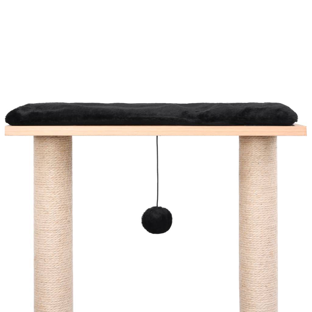 Vidaxl - Arbre à chat avec tapis à gratter en sisal 129 cm vidaXL 170918 - Imagen 4