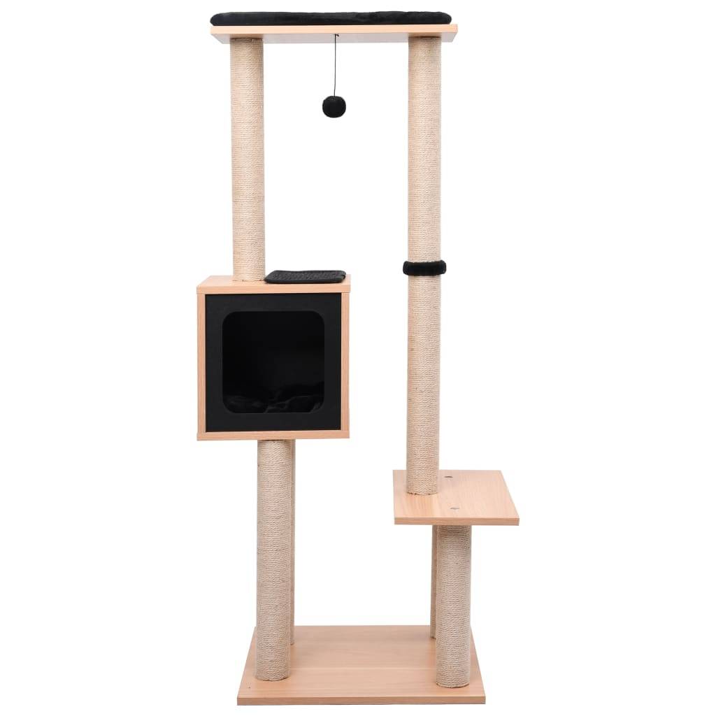 Vidaxl - Arbre à chat avec tapis à gratter en sisal 129 cm vidaXL 170918 - Imagen 2