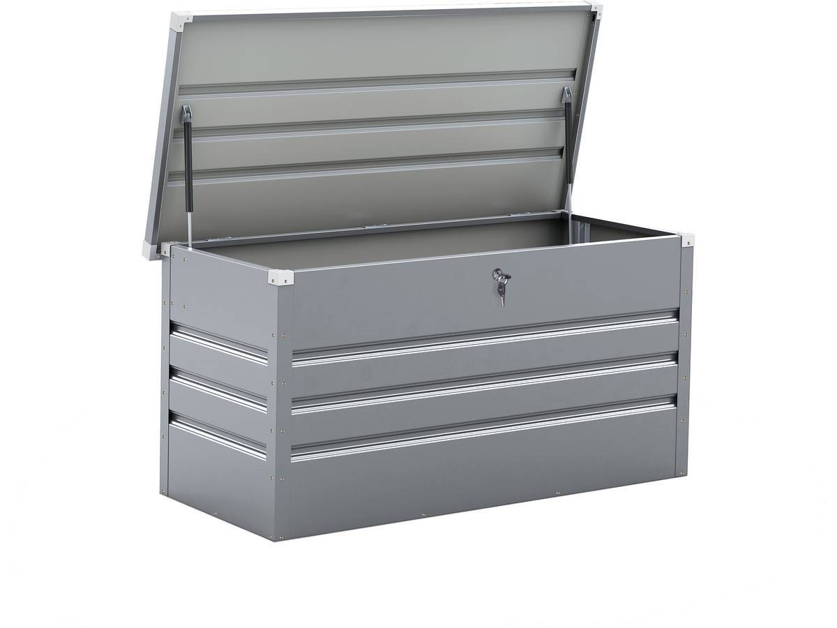 Habitat Et Jardin - Coffre De Jardin Métal "store" - 371l - Argent -habitat Et Jardin - Image 1
