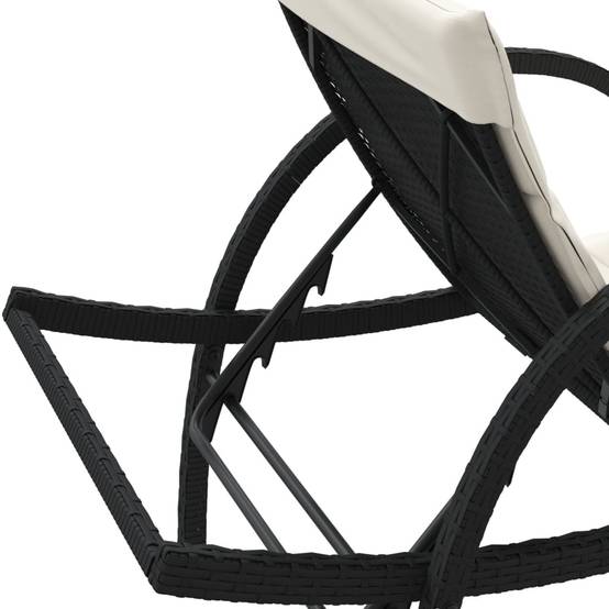Lot de 2 chaise longue d'extérieur noir 199 X 60 cm - Prolenta Premium - Image 8