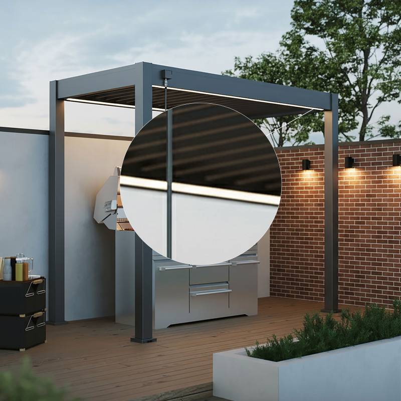 Ombrea - Kit éclairage LED pour Pergola BBQ - 3x1,5M - Image 2