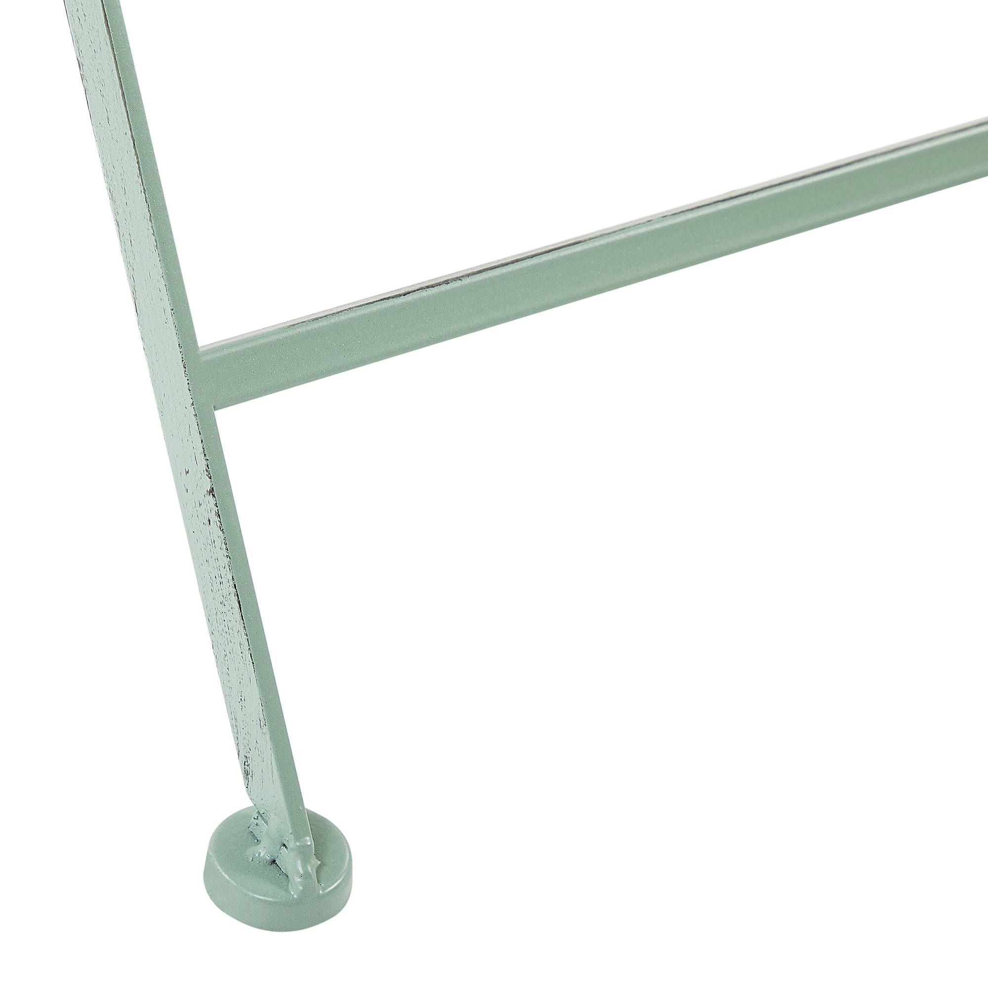 Beliani - Chaise de jardin Métal Vert clair TRENTO - 42x57x95- Beliani - Image 8