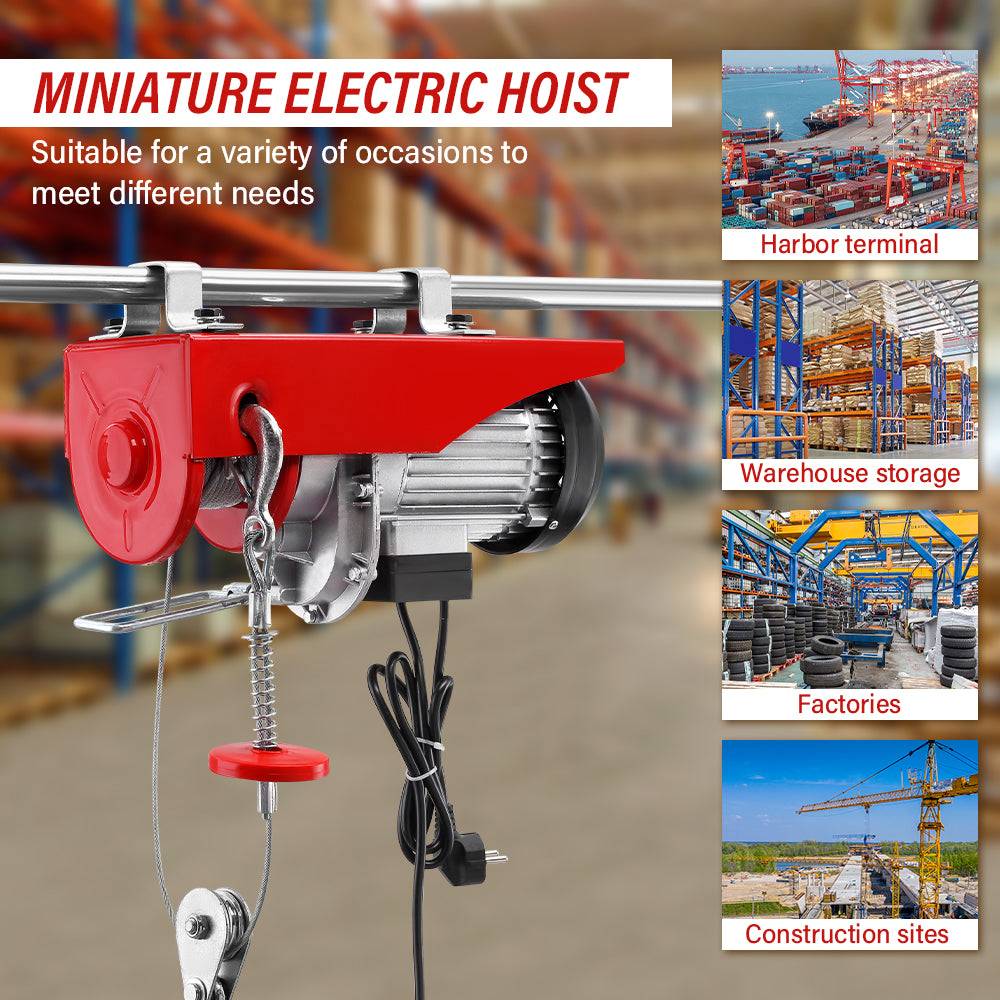 Treuil Electrique et Bras de support de palan électrique,Chevre de Levage 220v 1450W - Image 4