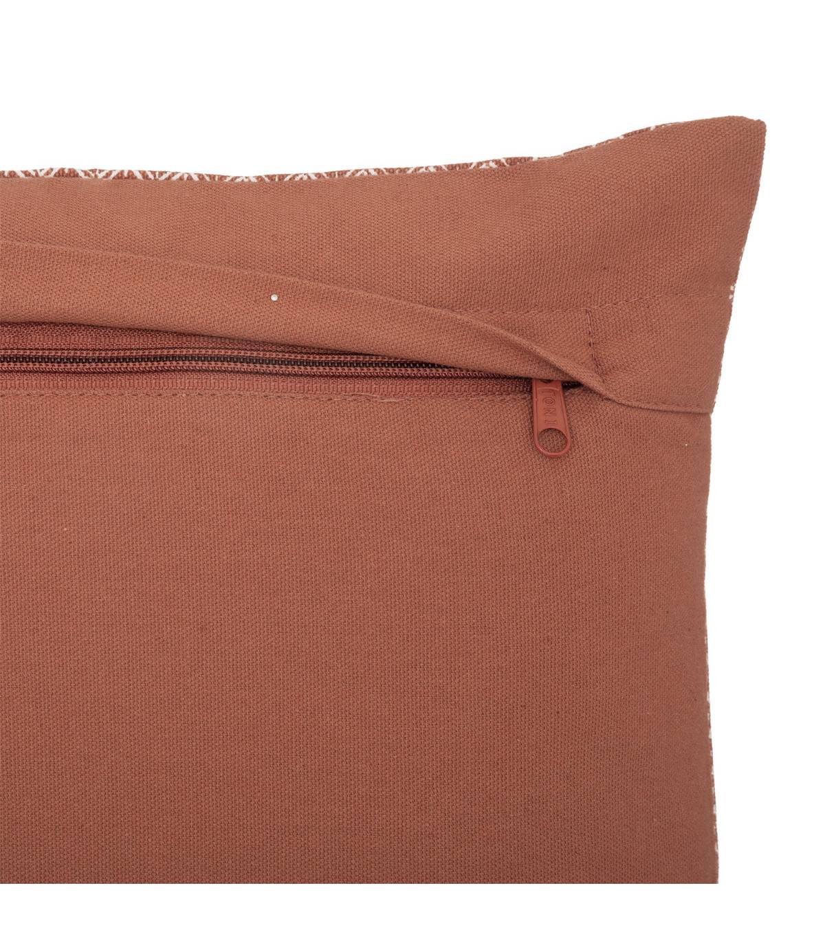 Coussin décoratif déhoussable en Coton Terracotta Otto 30 x 50 cm - Imagen 2