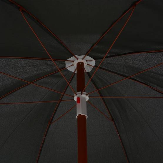 Helloshop26 - Parasol avec mât en acier 240 cm anthracite - Image 4