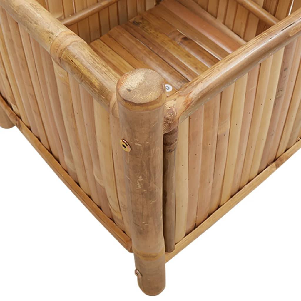 Maison Chic - Jardinière - Pot De Fleurs - Bac à Fleurs 50x50x50 cm bambou - Imagen 7