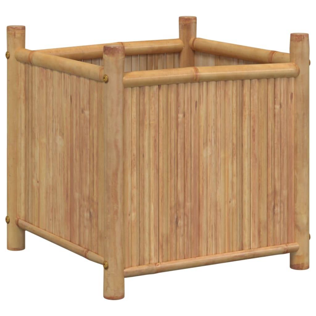 Maison Chic - Jardinière - Pot De Fleurs - Bac à Fleurs 50x50x50 cm bambou - Imagen 1