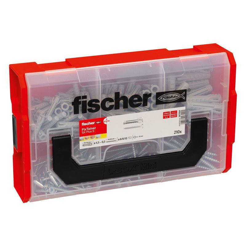 Fischer - Coffret FixTainer chevilles SX Plus 6,8 / 10 avec vis FISCHER 567894 Fischer - Imagen 1