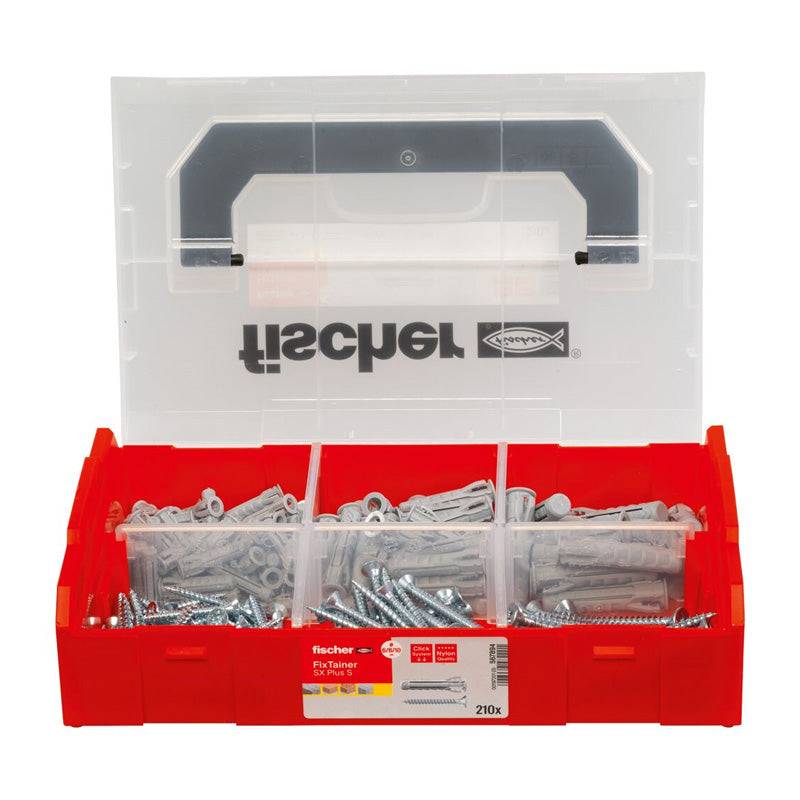 Fischer - Coffret FixTainer chevilles SX Plus 6,8 / 10 avec vis FISCHER 567894 Fischer - Imagen 3