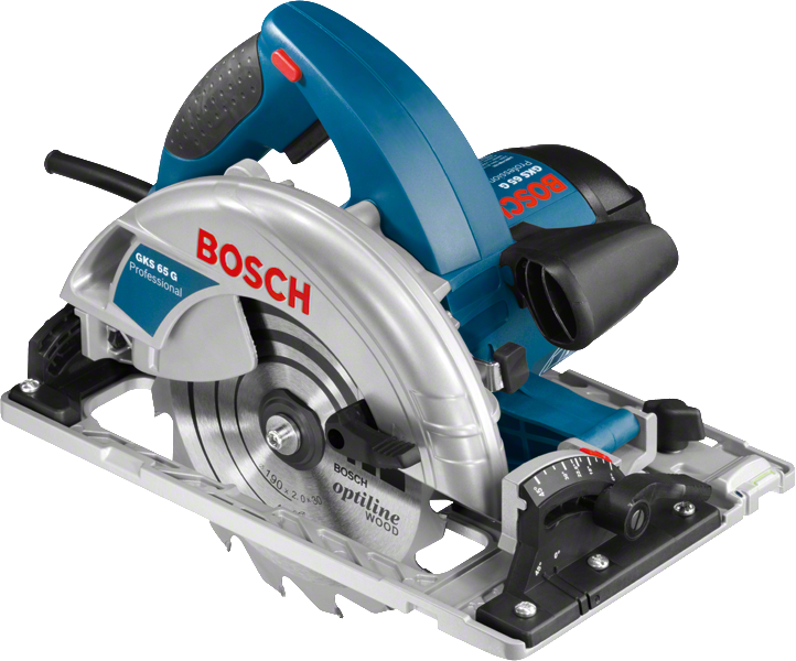 Bosch Professional - Scie circulaire BOSCH GKS 65 G Professional - 1600 W Ø 190 mm + 1 lame de scie - 0601668904