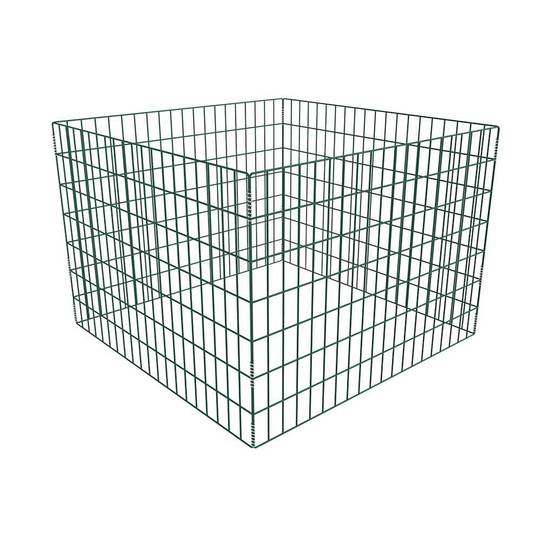 PANGIVO - Bac à compost acier vert 100 x 100 x 70 cm - PANGIVO - Image 1