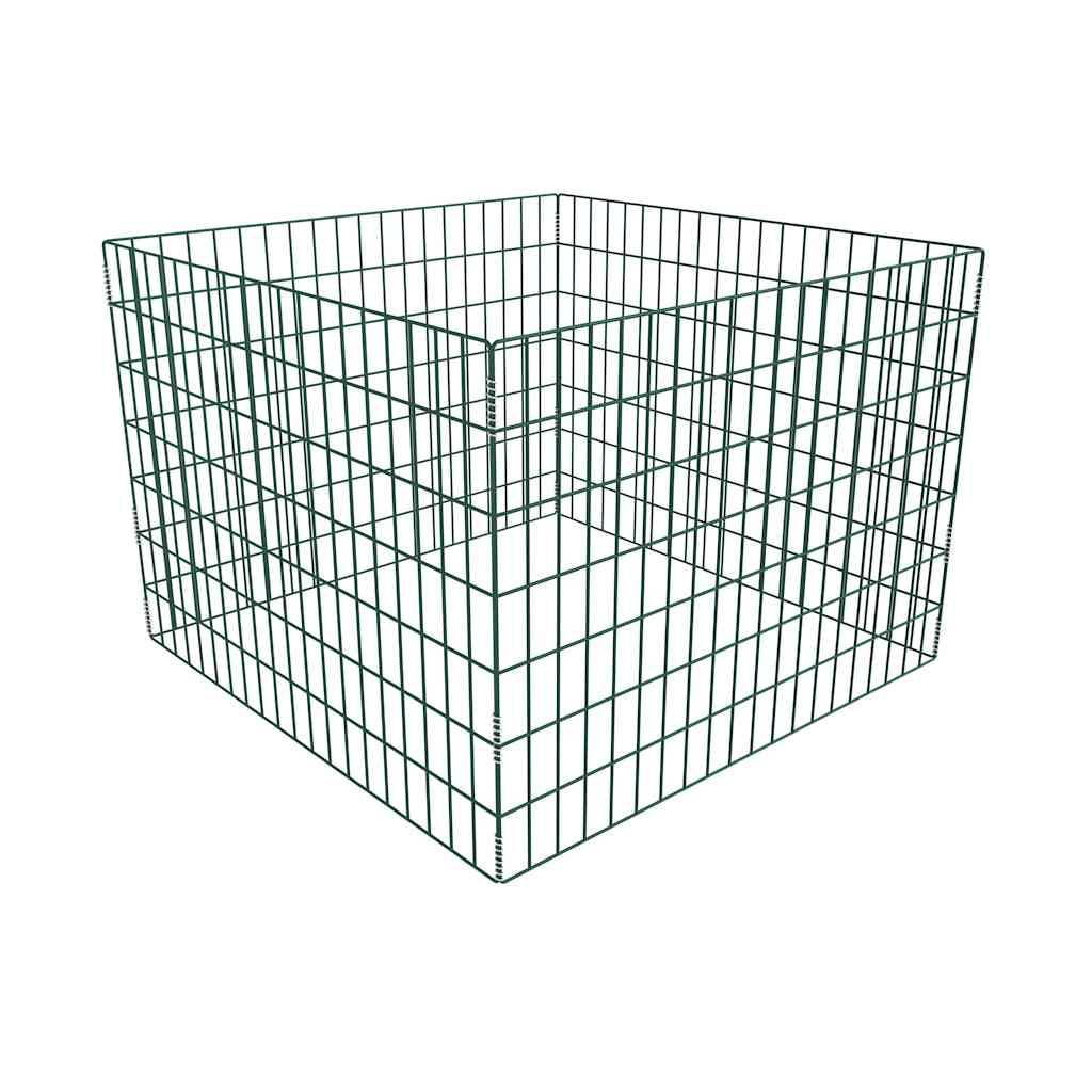 PANGIVO - Bac à compost acier vert 100 x 100 x 70 cm - PANGIVO - Image 1