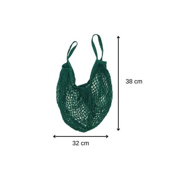 Lot de 3 sacs à provisions type filet de course Fackelmann Nature - Image 3