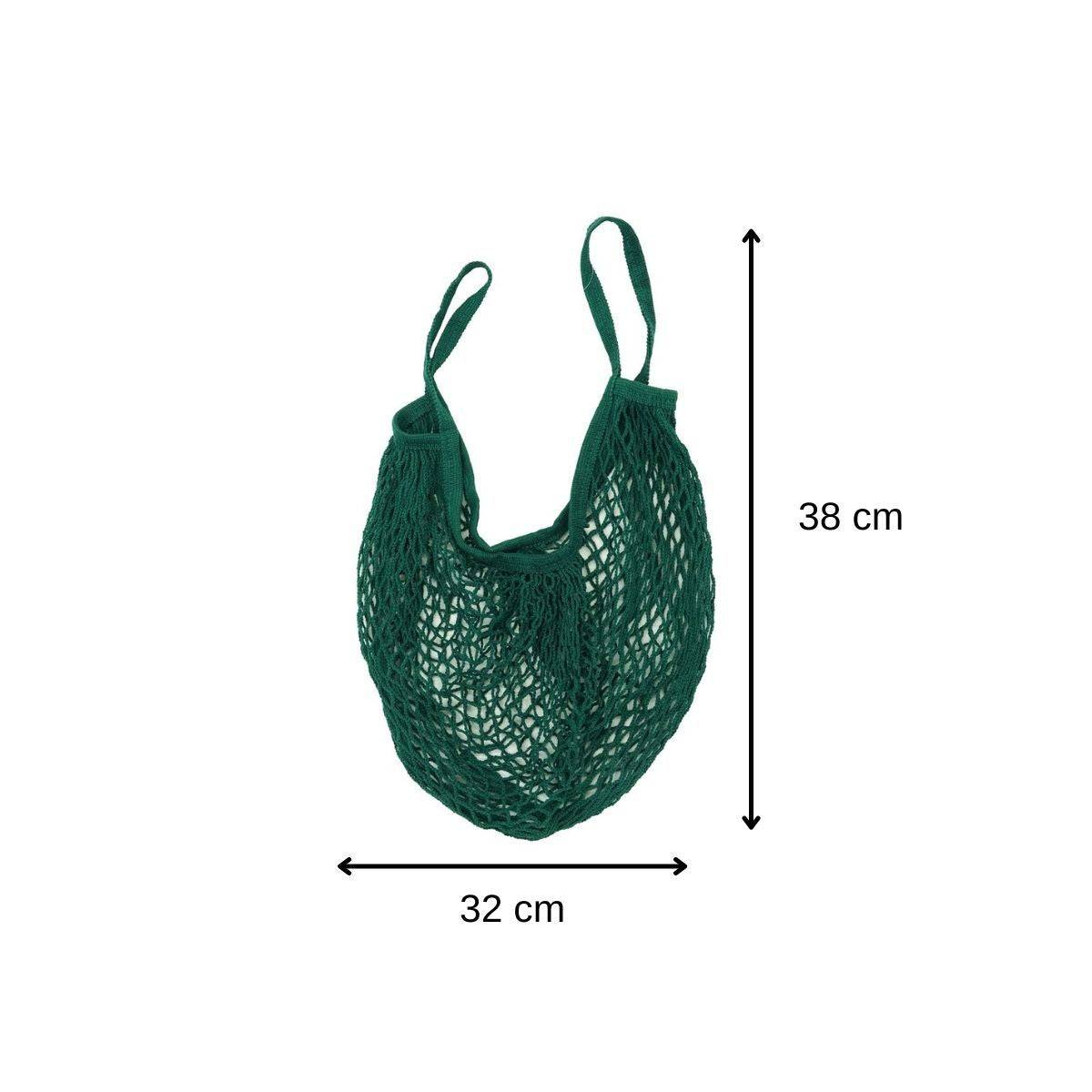 Lot de 3 sacs à provisions type filet de course Fackelmann Nature - Image 3