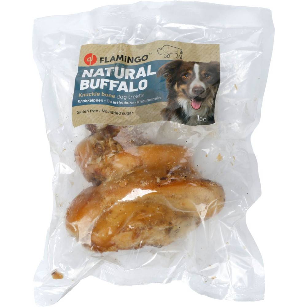 Flamingo - Friandise nature os de buffle 250 g pour chien - Imagen 4