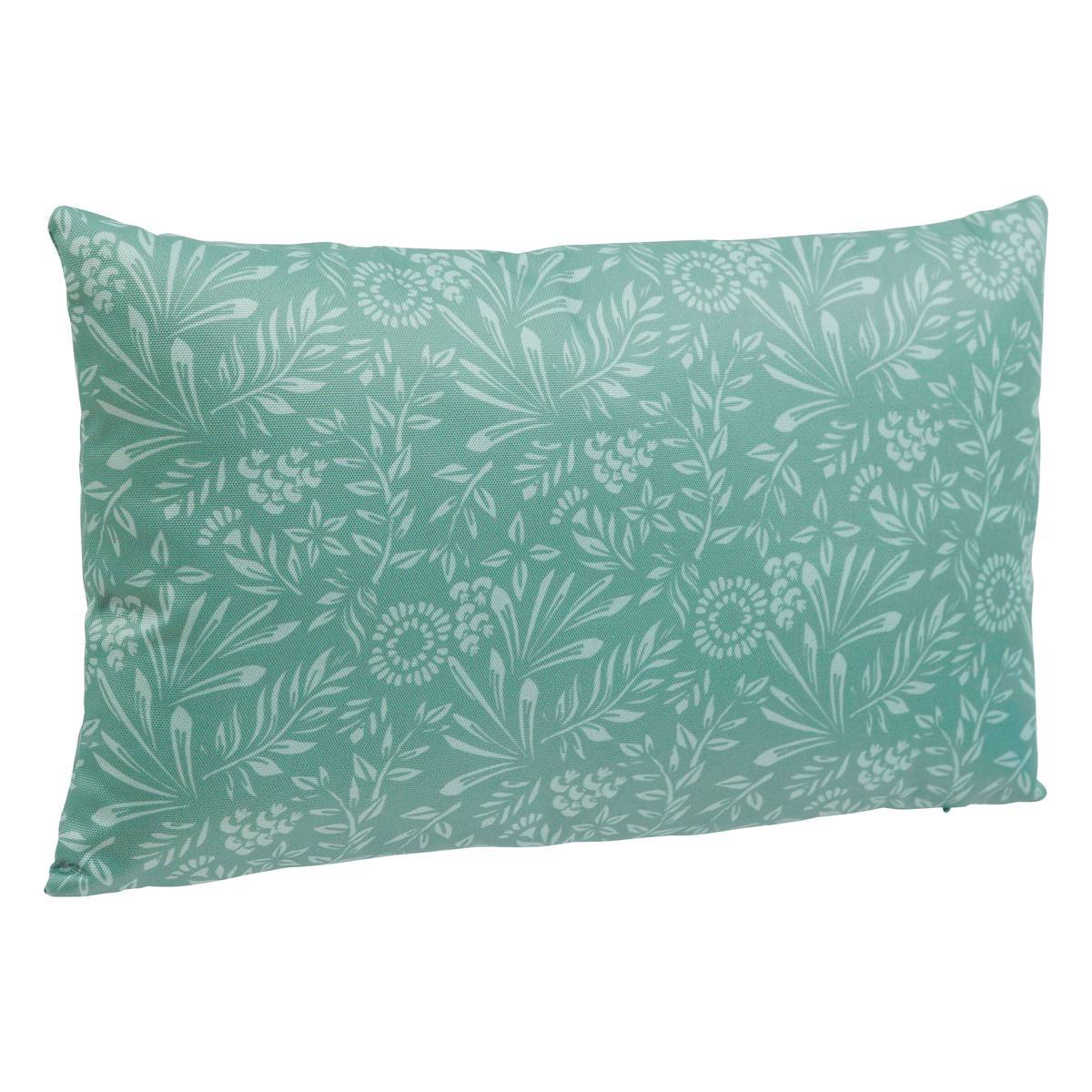 Hesperide - Coussin déco d'extérieur "Adiya" vert jade 50x30cm en polyester Hespéride - Imagen 1