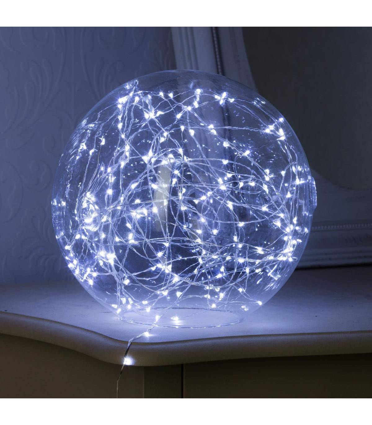 Fééric Lights & Christmas - Guirlande lumineuse intérieur 4m 40 LED blanc froid à piles FEERIC LIGHTS & CHRISTMAS - Imagen 3