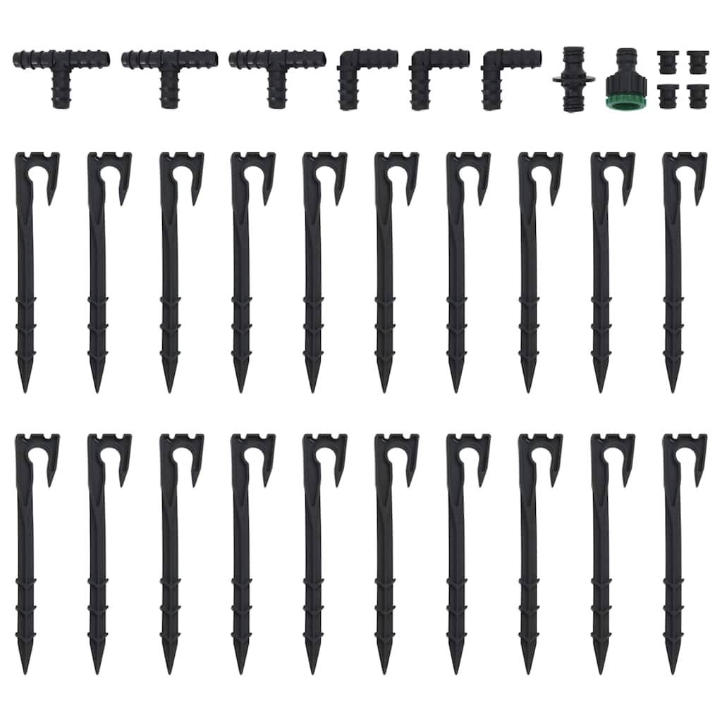 Vidaxl - Tuyau d'arrosage de jardin noir 0,6" 50 m caoutchouc vidaXL 155872 - Image 6