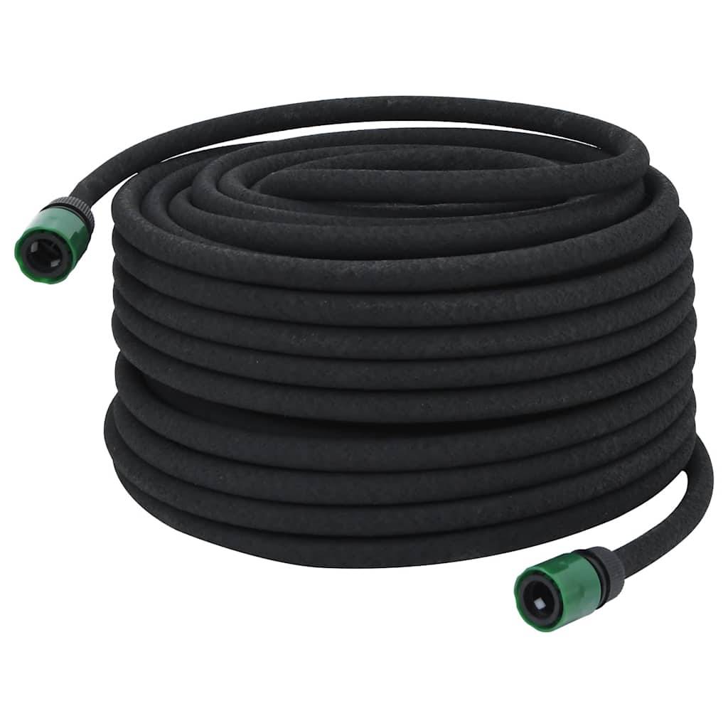 Vidaxl - Tuyau d'arrosage de jardin noir 0,6" 50 m caoutchouc vidaXL 155872 - Image 9