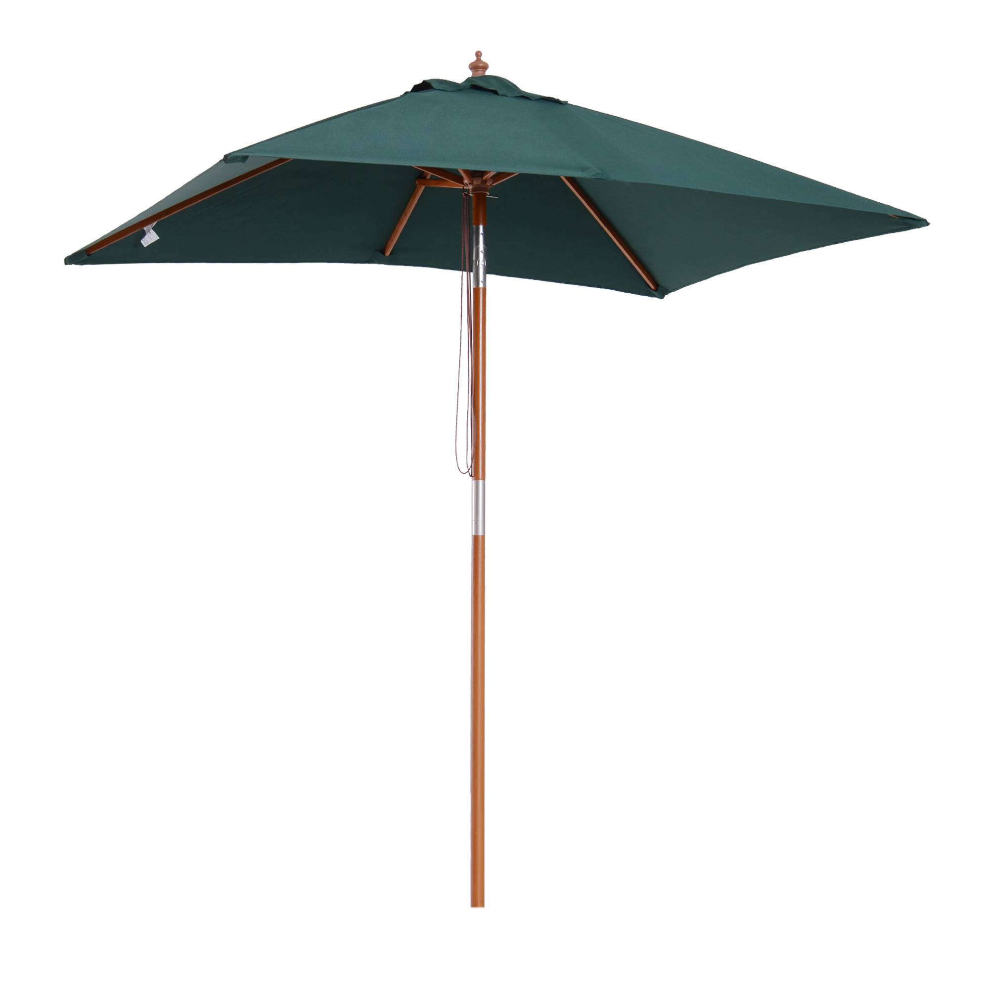 ComfortXL - Parasol Rectangulaire en Bambou pour Balcon Tête Inclinable 2x1.5m Vert - ComfortXL Outdoor Living - Image 6