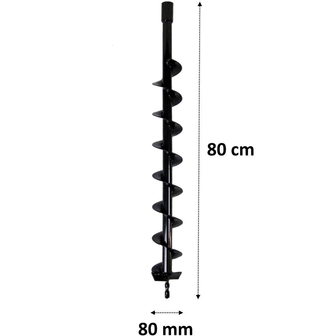Gt Garden - Mèche Ø 80 mm pour tarière thermique - GT GARDEN - Imagen 3
