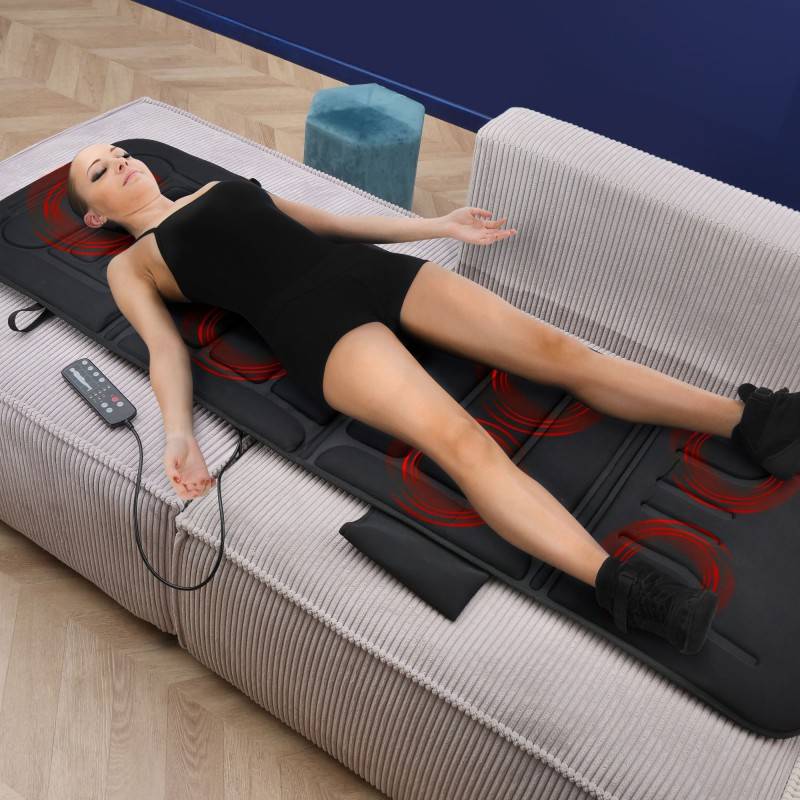 Matelas Massant Et Chauffant Noir Massmat De Yoghi - Image 4