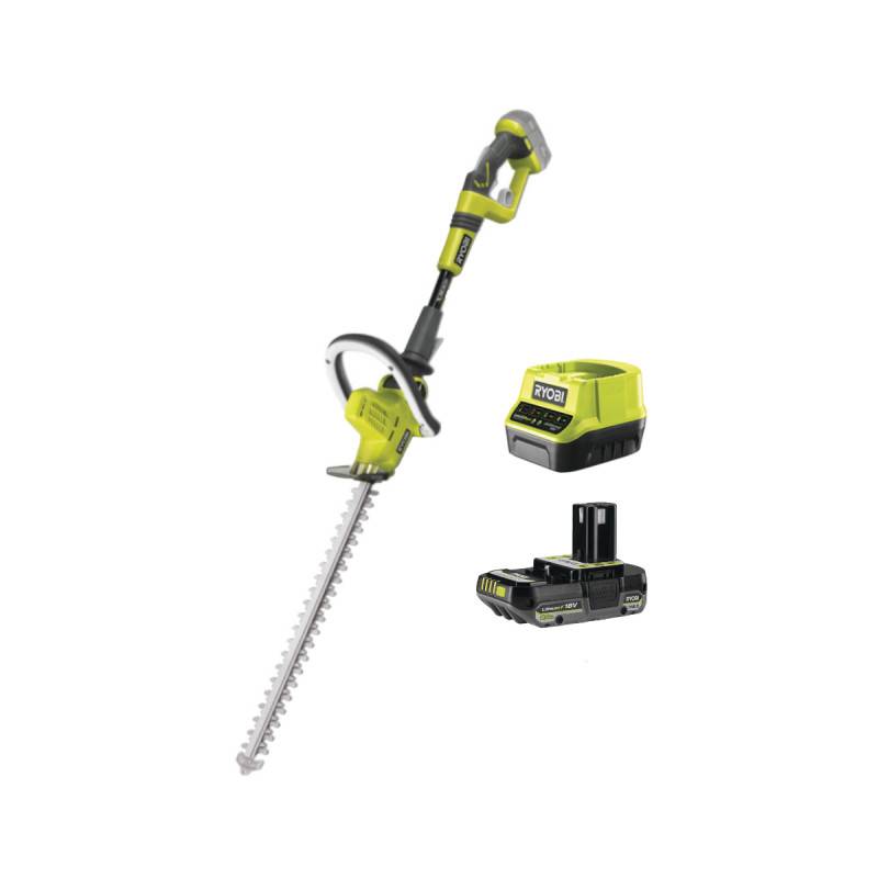 Ryobi - Pack RYOBI Taille-haies OHT1850X - 18V One+ - Bras articulé - 1 Batterie 2.0Ah - 1 Chargeur rapide - Image 1
