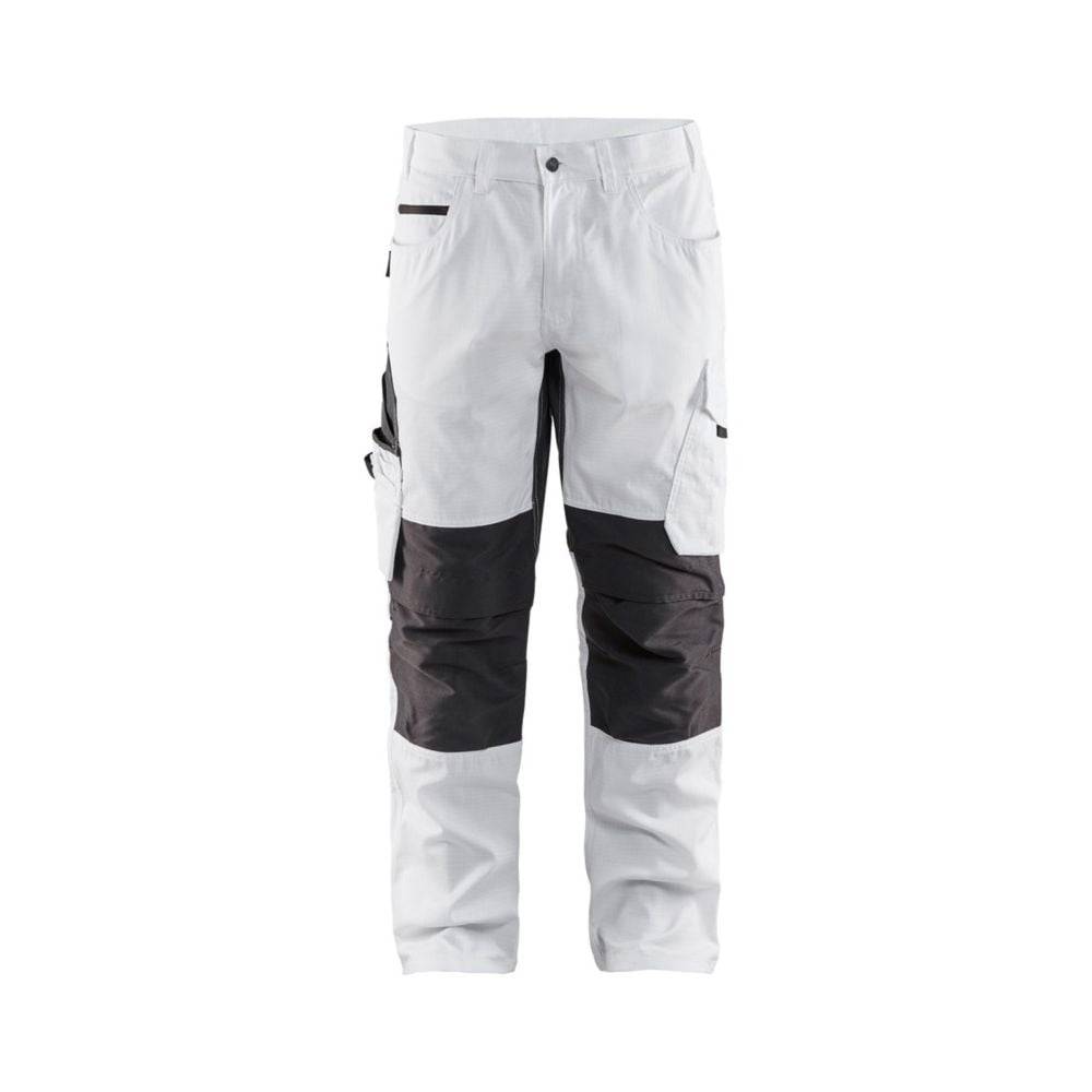 Blaklader - Pantalon de travail peintre Blaklader +STRETCH Blanc / Gris 44
