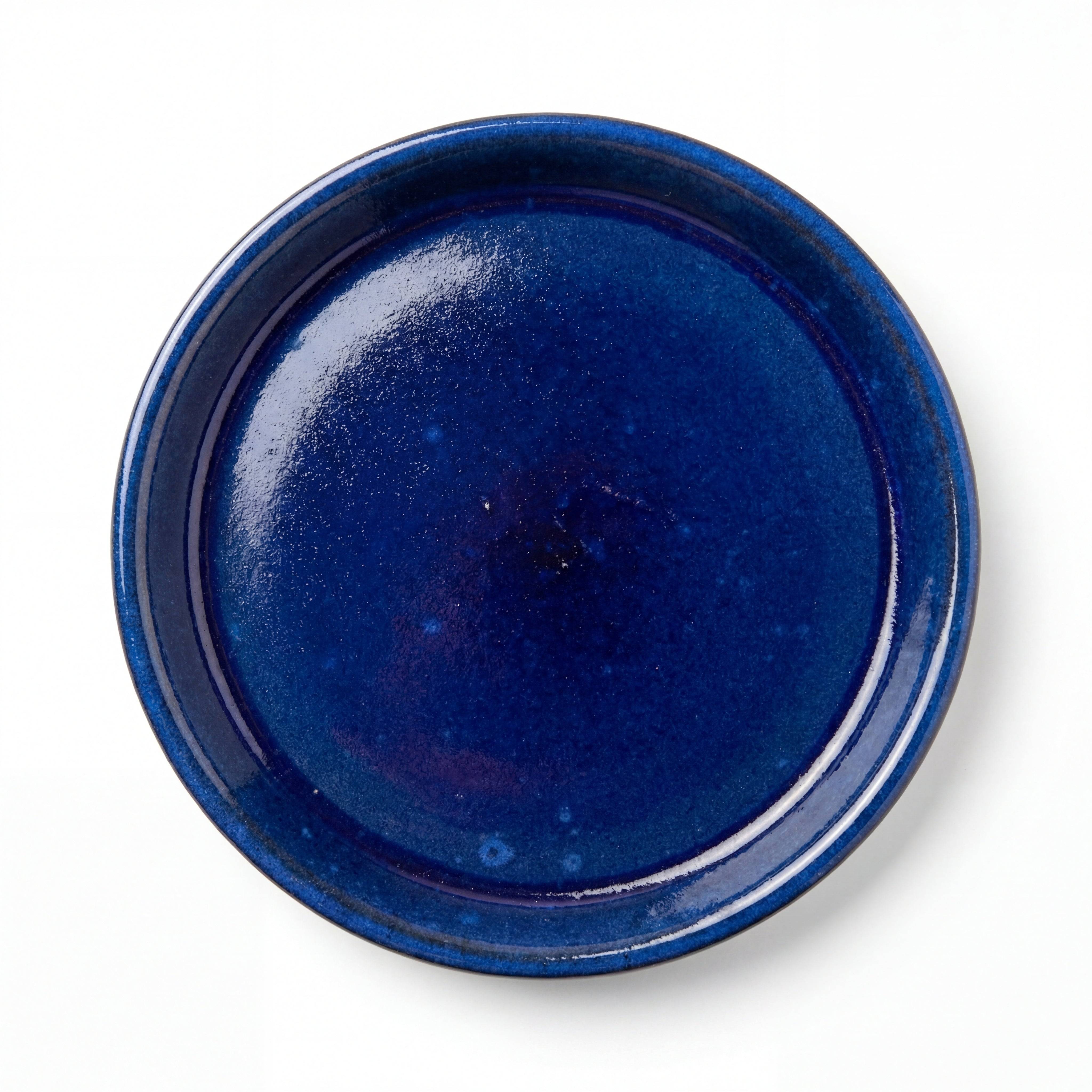 Provencelia - Soucoupe ronde 28cm bleu majorelle - Image 1