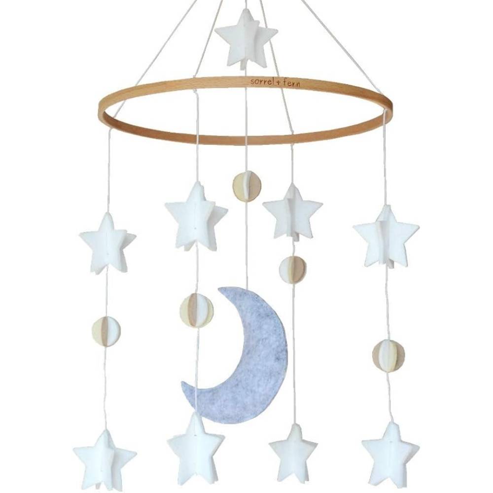 DtopbuyAge - Mobile Musical en Bois pour Berceau Bébé