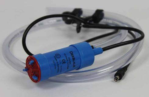 Pompe avec tuyau DER BLAUE + clip de maintien - 9