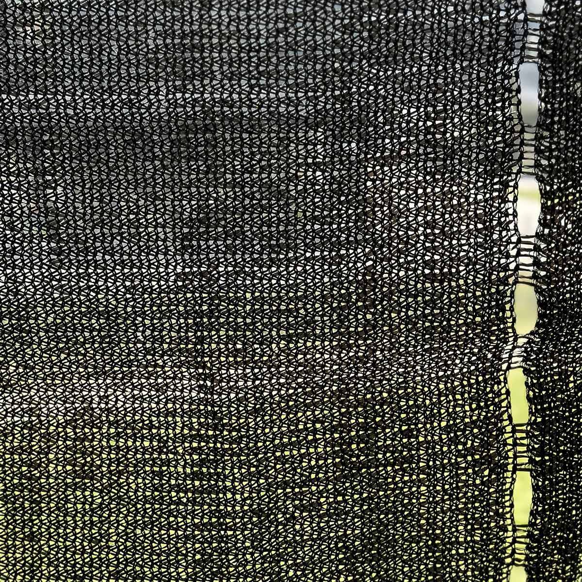 Bâche brise vue 1,5x10 m 185g/m² - brise vent noir en polyéthylène renforcé - pare vue occultant idéal pour votre jardin - Imagen 5