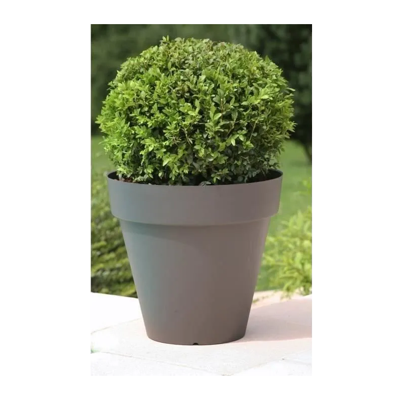 Riviera - Riviera Pot De Fleurs Soleilla - Rond - O 60 X 53,6 Cm - Gris Paillete - Imagen 6