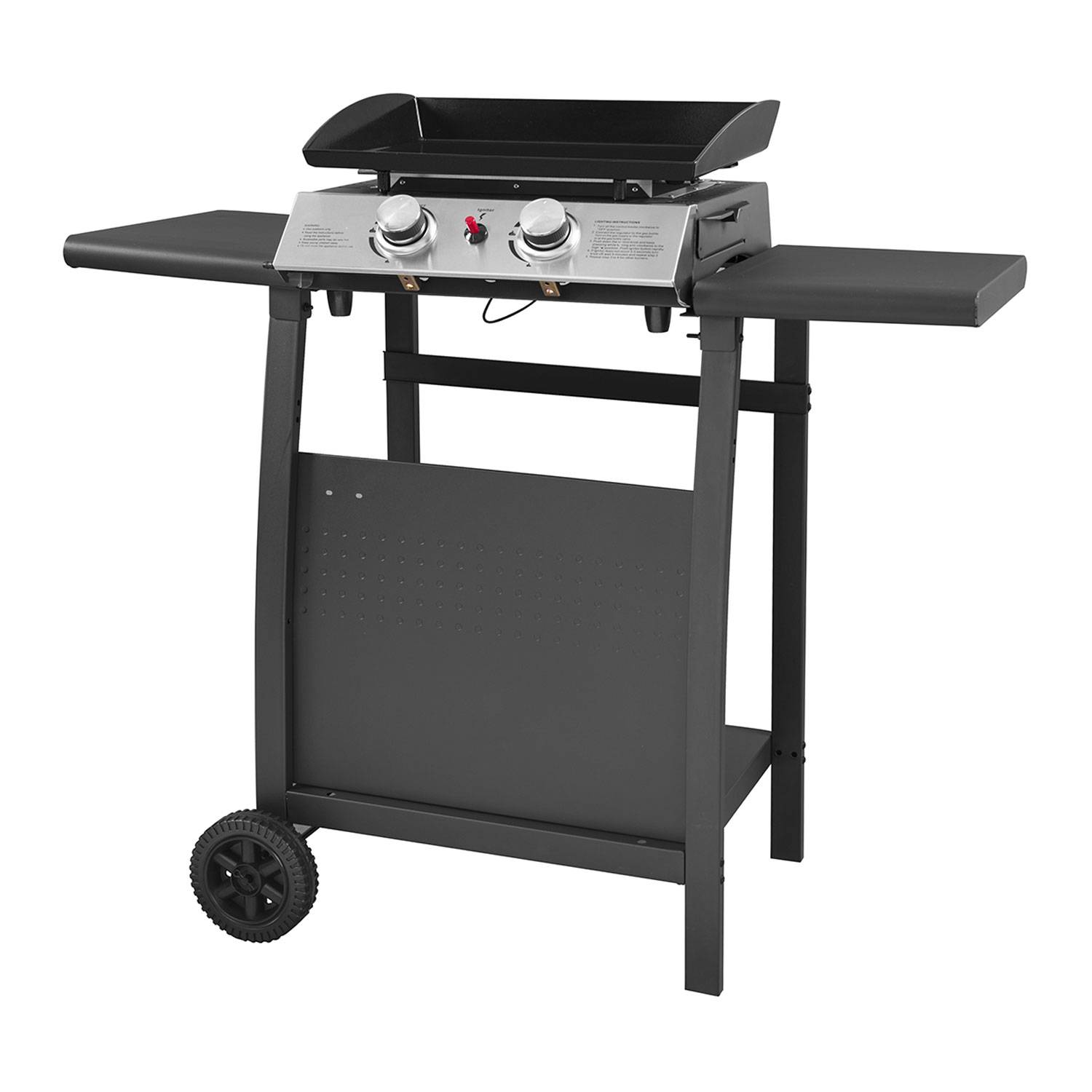 Plancha au gaz MALA - 2 brûleurs 5kW + chariot - HAPPY GARDEN - Imagen 1