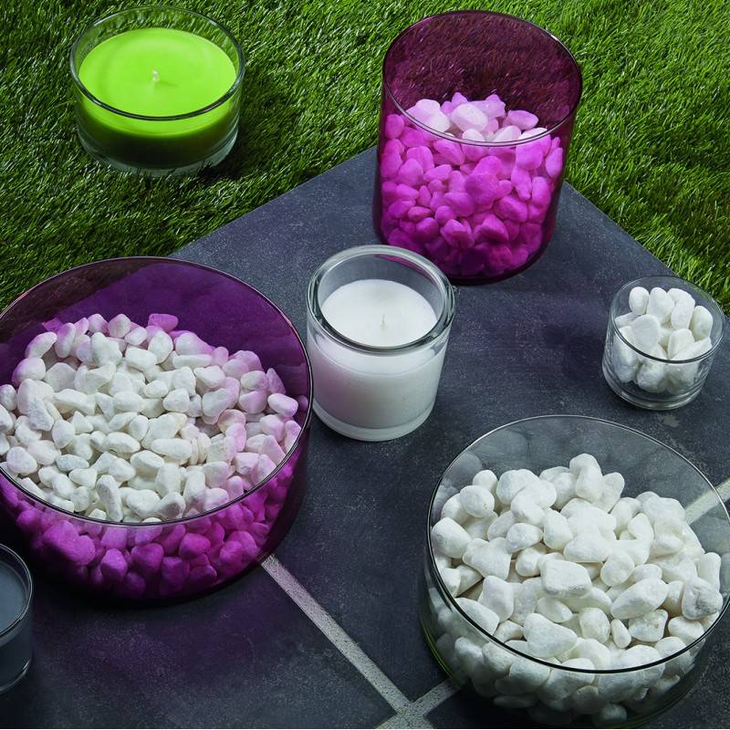 Jardinex - Gravier blanc roulé marbre 15/25 mm - Sac 25 kg - Blanc  - Jardinex - Imagen 3