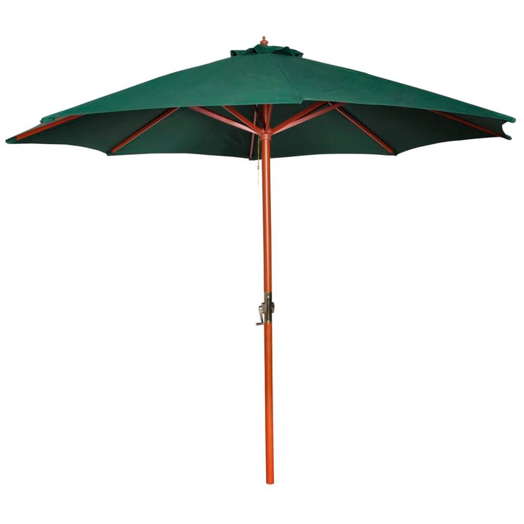 Helloshop26 - Parasol diamètre 3 m vert - Imagen 1