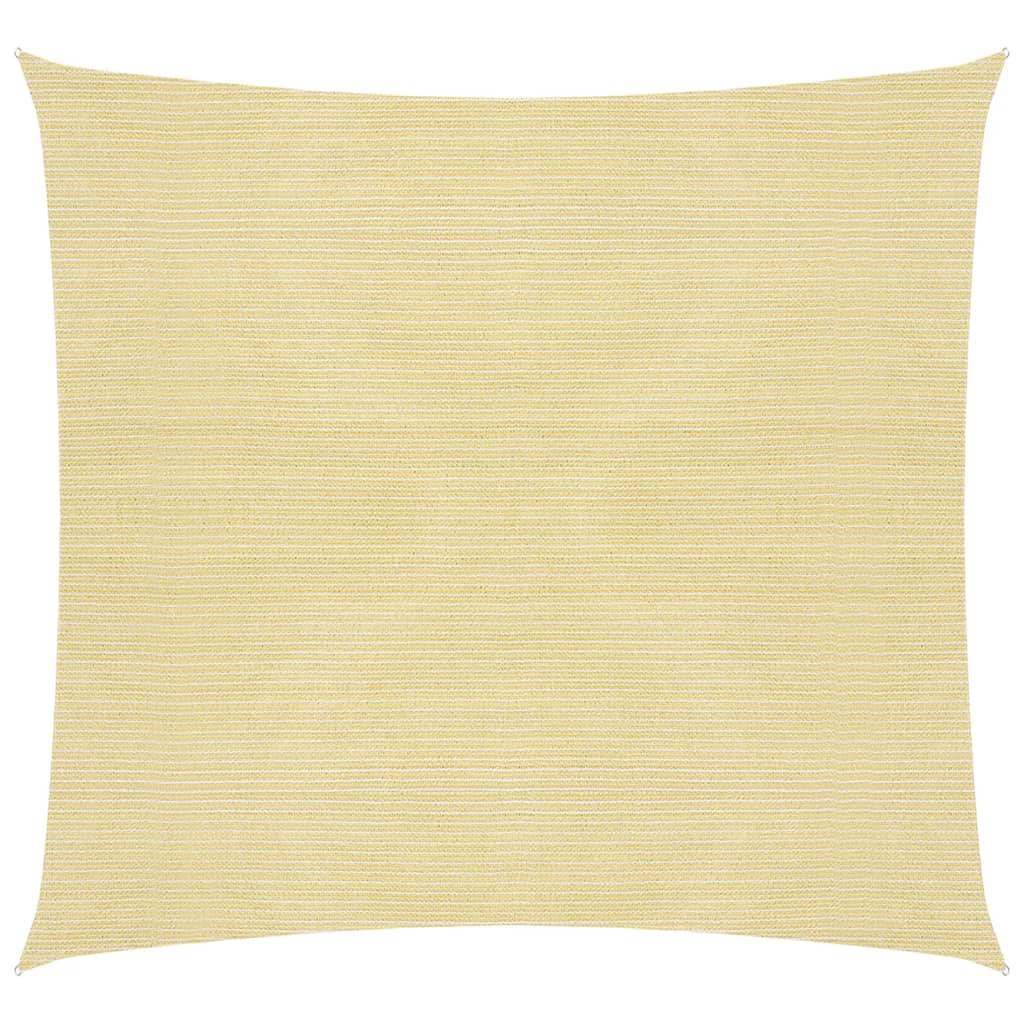 Helloshop26 - Voile toile d'ombrage parasol 160 g/m² PEHD 4 x 4 m beige - Imagen 1