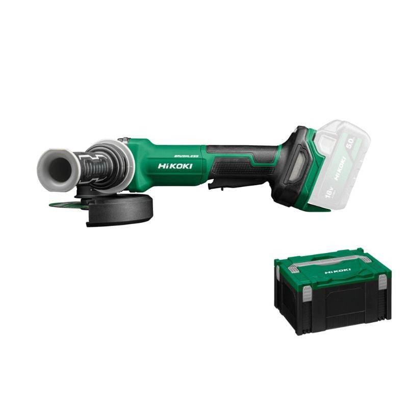 Meuleuse HIKOKI G1813DVFW2Z Ø125 -18V LI Brushless V. variable Homme Mort Frein sans batterie ni chargeur Hikoki - Imagen 1