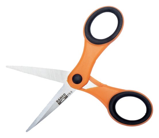 Bahco - Petits ciseaux à anneaux avec grip doux 125 mm | FS-5 - Bahco - Image 4