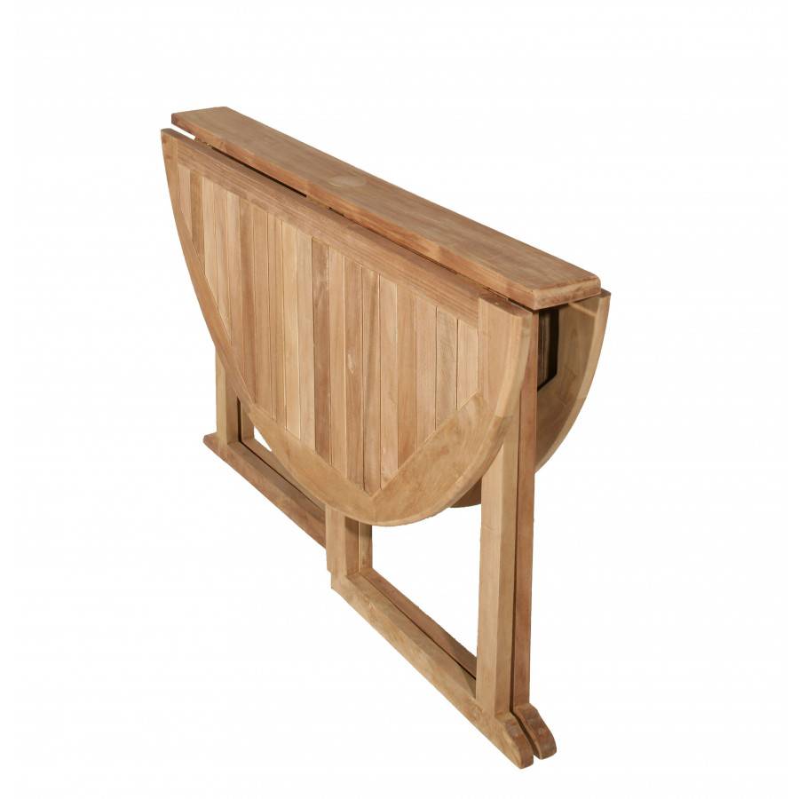 Macabane - MALO - SALON DE JARDIN 4 PERS. - 1 Table ronde 120x120cm et 4 chaises beiges et noires - Imagen 4