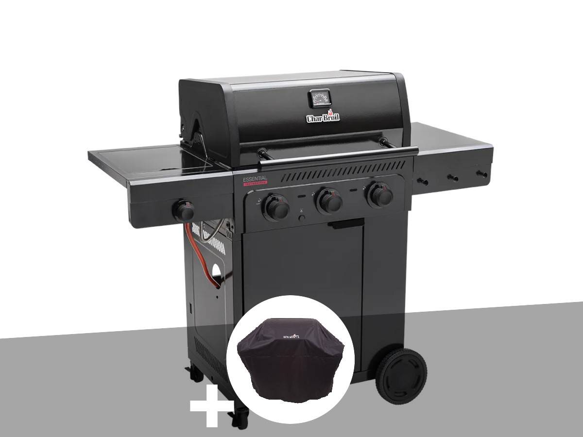 Char-broil - Barbecue à gaz Essential 3G - 3 brûleurs + Housse de protection - Char-Broil - Image 1
