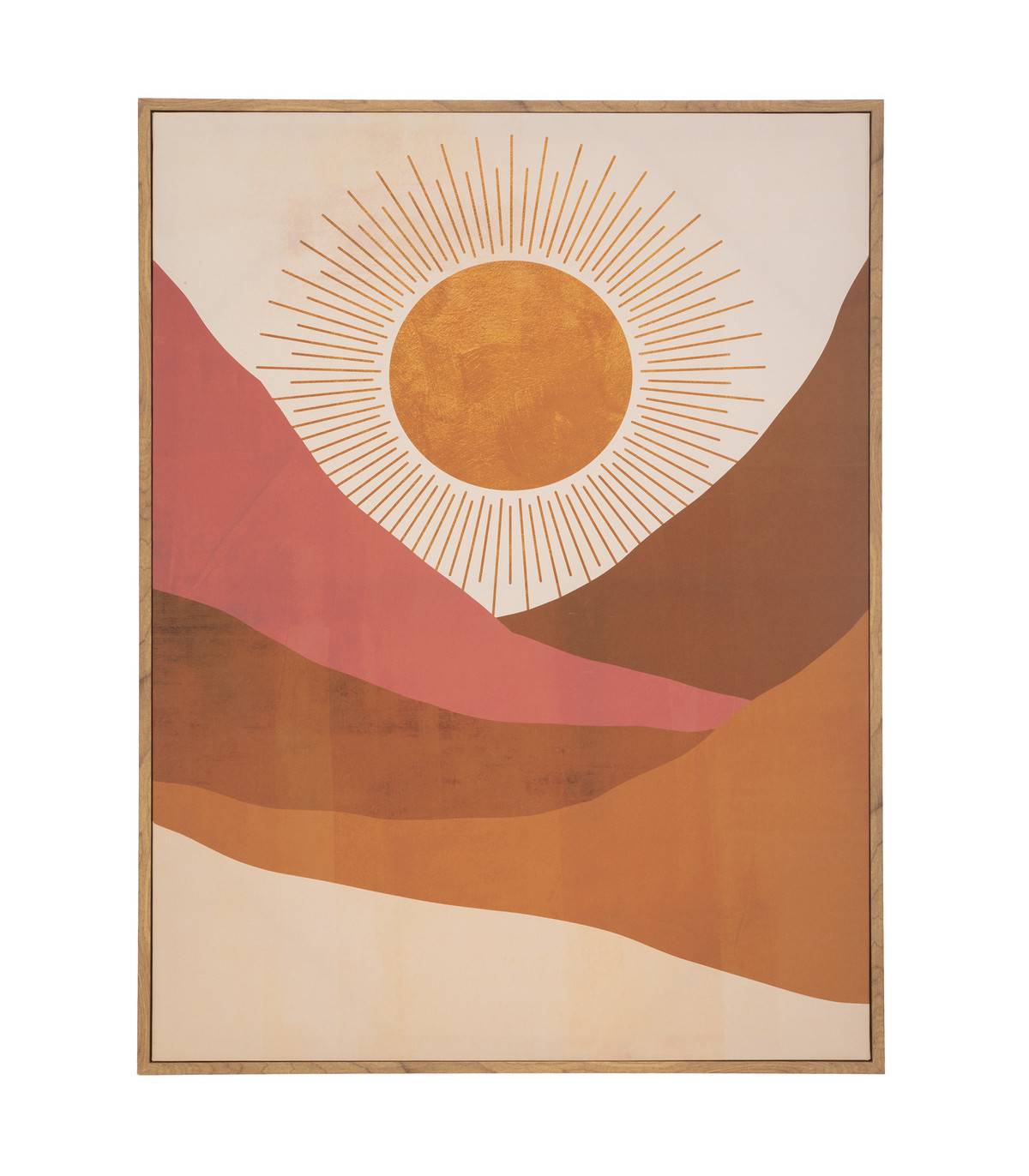 Tableau Toile murale imprimée et encadrée Soleil  58 x 78 cm - Imagen 1