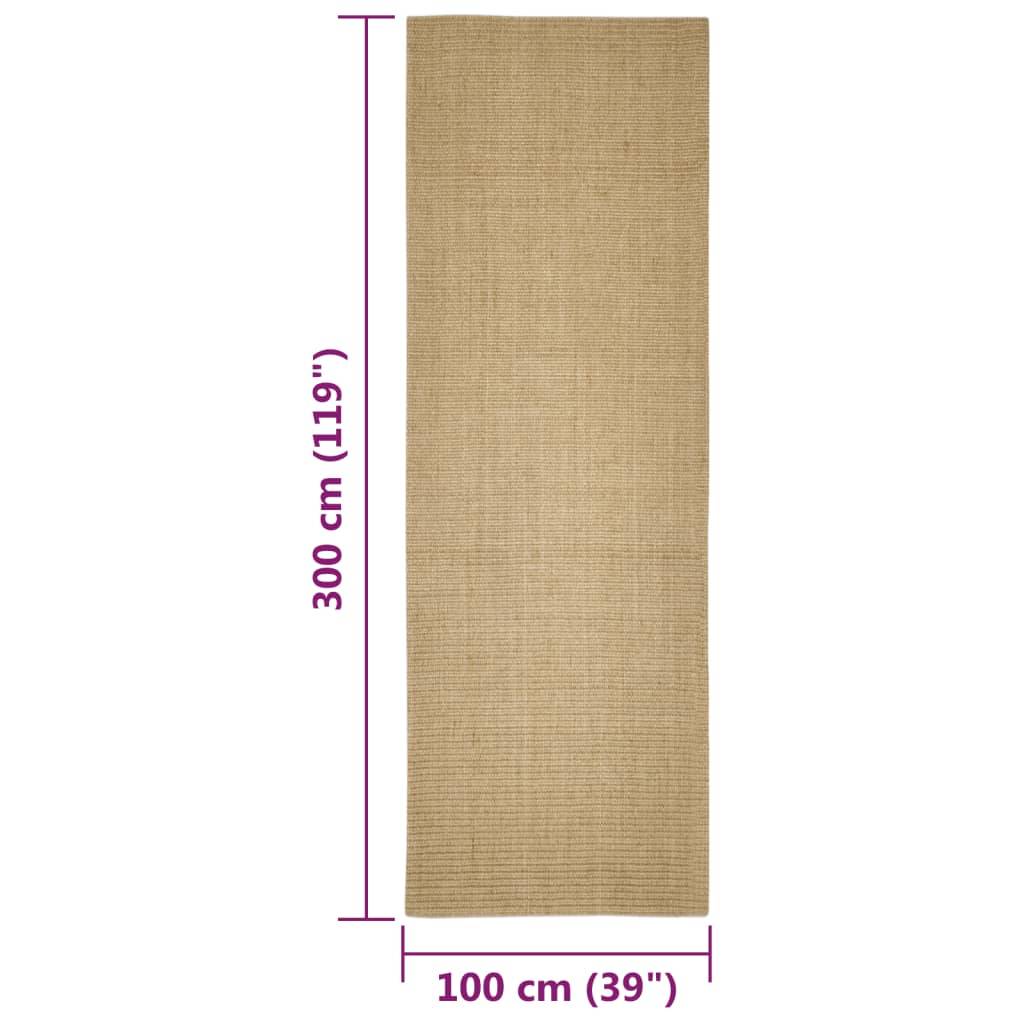 Vidaxl - Tapis en sisal pour griffoir 100x300 cm vidaXL 3203425 - Image 3