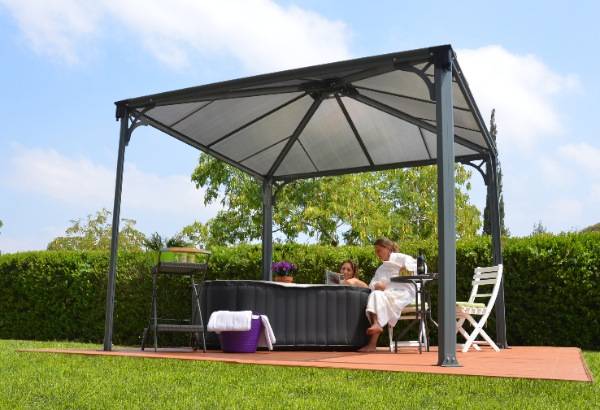 Châlet-Jardin - Tonnelle aluminium et polycarbonate 13 m2 Chalet & Jardin - Image 1