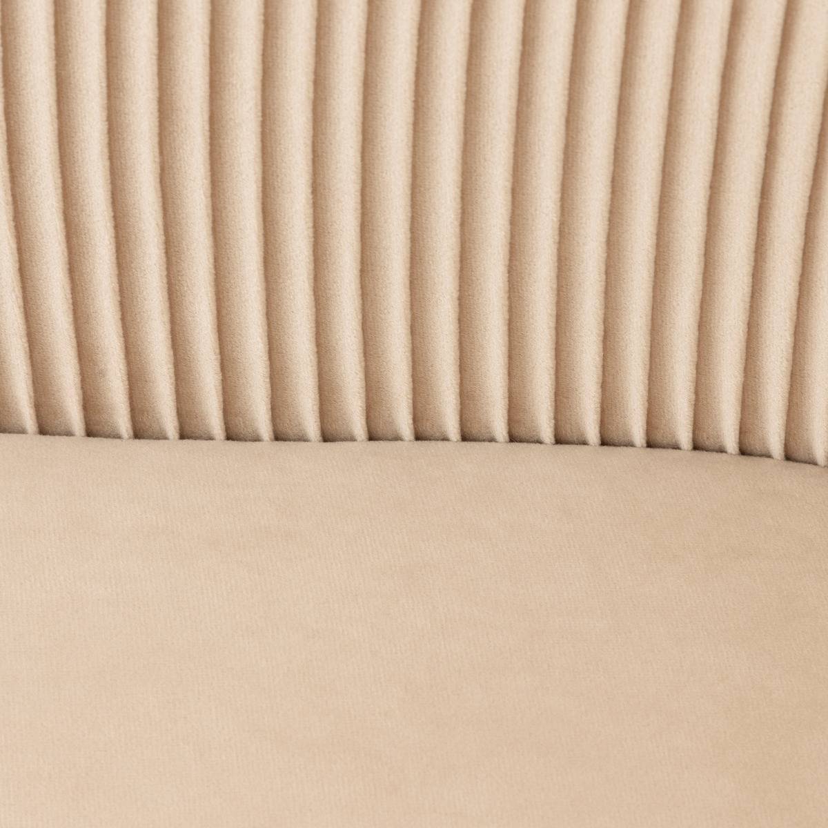 Atmosphera - Fauteuil Solaro velours beige - Atmosphera Créateur d'intérieur - Image 5