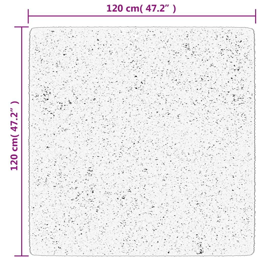Tapis CarréMoelleux pour Chambre d'Ado ou Bureau Bleu 120x120 cm – ComfortXL Outdoor Living - Image 10