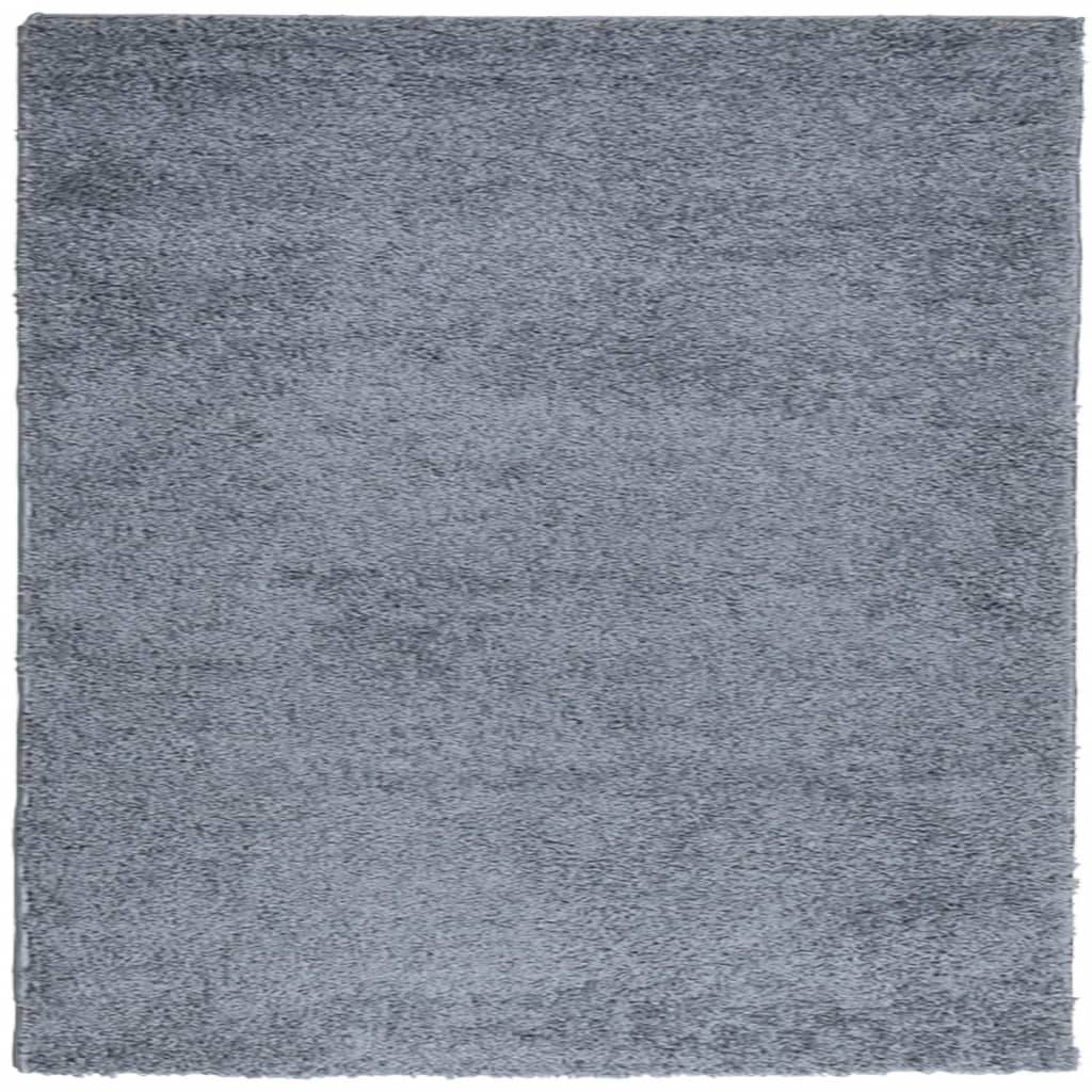 Tapis CarréMoelleux pour Chambre d'Ado ou Bureau Bleu 120x120 cm – ComfortXL Outdoor Living - Image 2