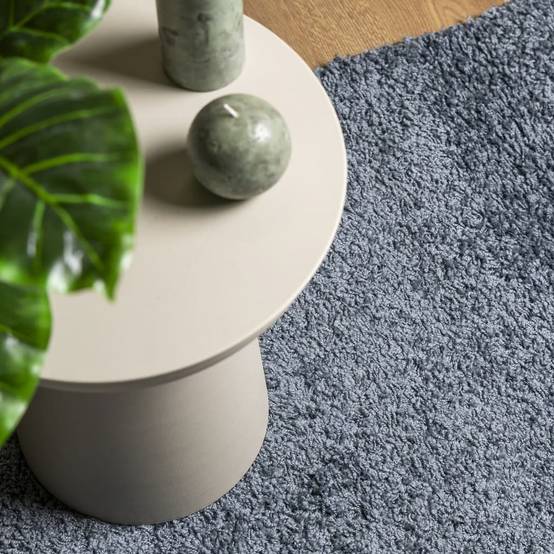 Tapis CarréMoelleux pour Chambre d'Ado ou Bureau Bleu 120x120 cm – ComfortXL Outdoor Living - Image 7