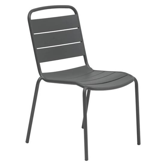 Hesperide - Chaise de jardin empilable Alegoria gris graphite Hespéride - Image 2